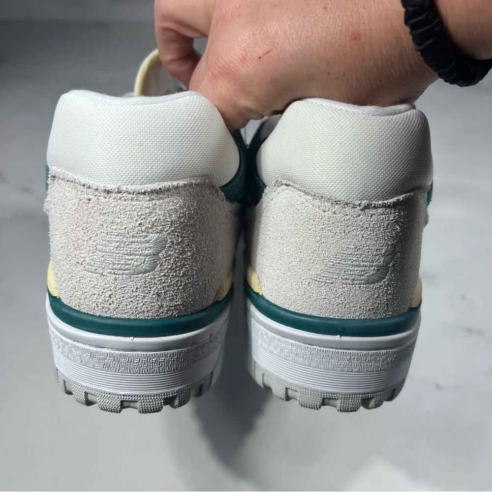 New Balance 550 Reflection Vintage Teal Suede Sneakers